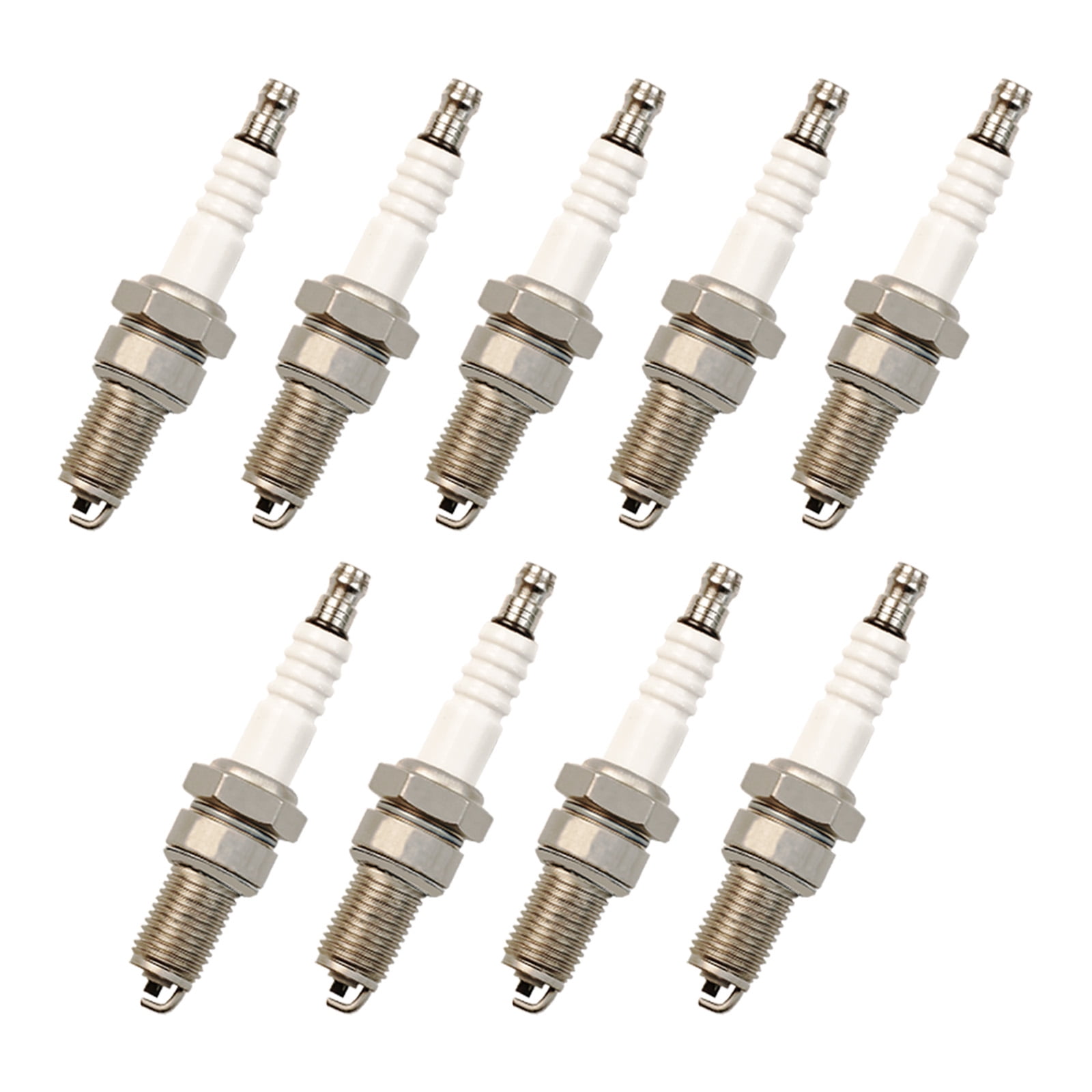 9PK D8TC Spark Plugs For Autolite 4163 XS4163, Brisk BR12YC, Denso IX24B X24EPR-U9 4101/X24ESR-U X24EP-U9, NGK 4929/DPR8EA-9 5829/DP8EA-9 2120/D8EA 7162/DR8EA