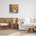 thumbnail image 2 of Stupell Industries Sunflower Vase Painting Botanical & Floral Painting Gallery Wrapped Canvas Print Wall Art, 24 x 24, 2 of 7