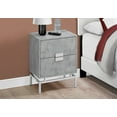 thumbnail image 2 of Contemporary Home Living 23.5" Storm Gray and Silver Contemporary Rectangular Accent Table, 2 of 4