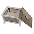 thumbnail image 1 of Storage Bins, Stackable Folding Storage Box, Side Pick Up Foldable Storage Container With Bottom Wheels For  Bedroom, Living Room, Kitchen, Study Office, Dorm, 1 of 8