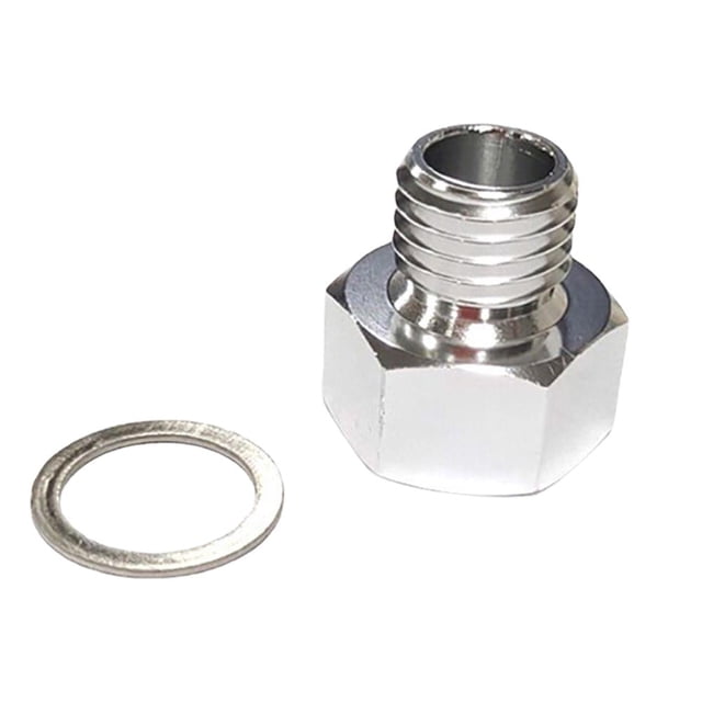 Male/Female Threaded Adapter in Brass or Aluminum, Ensures Precise and Stable Connections to Prevent Leaks, Ideal for Industrial Machinery and Fluid Line Extensions