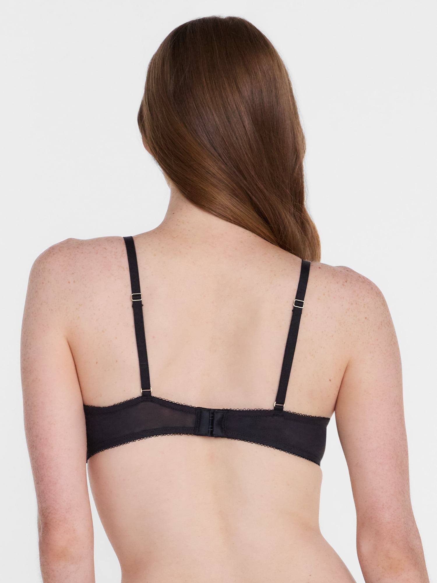 Joyspun Women's Embroidery Bralette, Sizes XS-XXXL