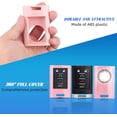 thumbnail image 4 of Key Fob Cover Compatible with Cadillac CTS STS XTS SRX ATS ELR DTS Escalade Corvette 2006-2014 Keychain Case Holder Protector,Pink, 4 of 6