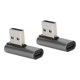 thumbnail image 2 of Adaptador USB a Tipo C ANGGREK Aleación de Aluminio 2 Piezas, 2 of 8