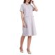 thumbnail image 4 of INSPIRAR VESTIDO DE TWEED PARA MUJERES CON DECORACIÓN DE BOTONES MANGA CORTA ELEGANTE VESTIDO DE TRABAJO S PÚRPURA, 4 of 5