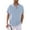 Sky Blue, variant on Coshow Men's Short Sleeve Shirt Casual Button Down Cuban Guayabera Summer Refreshing Beach Shirt