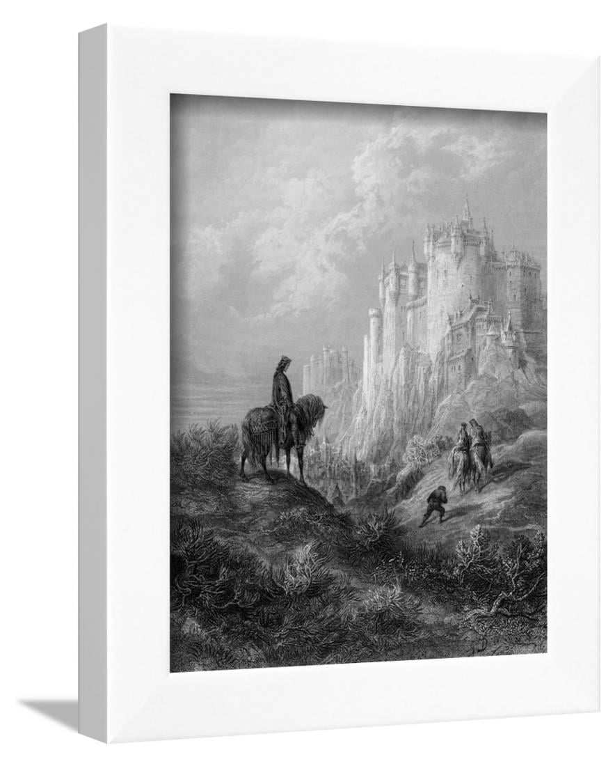 Camelot, Illustration from 'Idylls of the King' by Alfred Tennyson