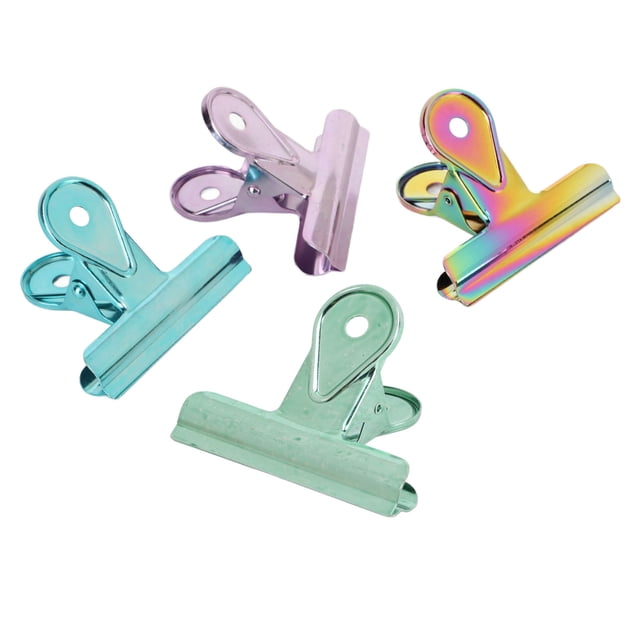 Clips para bolsas, 4 unidades, clips para bolsas, clips para chips, clips para alimentos, durabilidad probada en el tiempo Jadeshay A