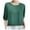 Army Green, variant on Uaswgudfs Women's 2025 Summer Ice Silk Blouse-Tee - Relaxed 3/4 Sleeve Casual Top with Breathable Comfort & Resort-Ready Style
