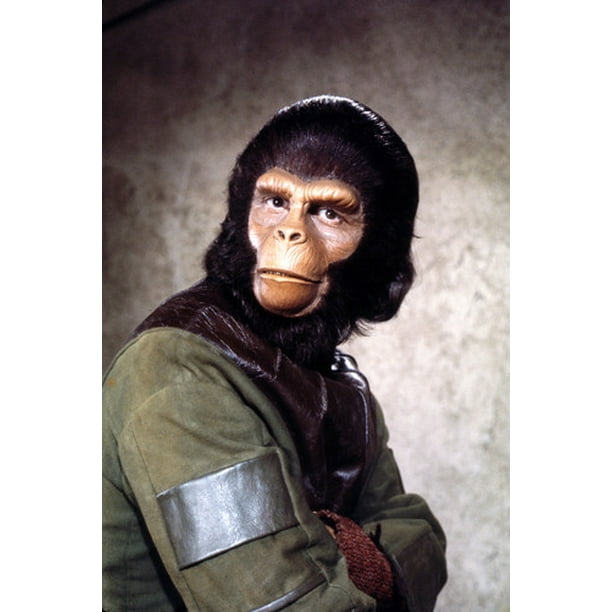 Roddy McDowall in Planet of the Apes publicity portrait in ape costume and make up 24x36 Poster