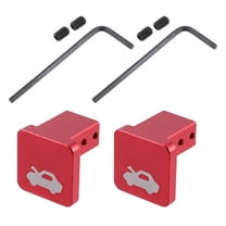 2 Set Hood Release Latch Handle Repair Kit Replacement for Honda CRV 1997-2006 Red