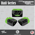 thumbnail image 2 of Kalair GFX Graphics Kit for Kawasaki KX60 (1984-2004) Rail Series, 2 of 5