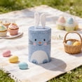 thumbnail image 5 of AURIGATE Easter Bunny Tin Canister 4.13×6.3in, Cute Rabbit Shaped Metal Storage Container, Festive Candy Jar & Gift Box for Easter & Spring, 5 of 6