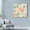 thumbnail image 3 of Trademark Fine Art 'Toile Roses VI Cottage' Canvas Art by Sue Schlabach, 3 of 3