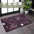 thumbnail image 2 of Naar Maval 2X3 Area Rug, Burgundy/Black Oriental, Machine Washable Rugs for Living Room, Non-Slip, Non-Shedding and Foldable Rugs, 2 of 8