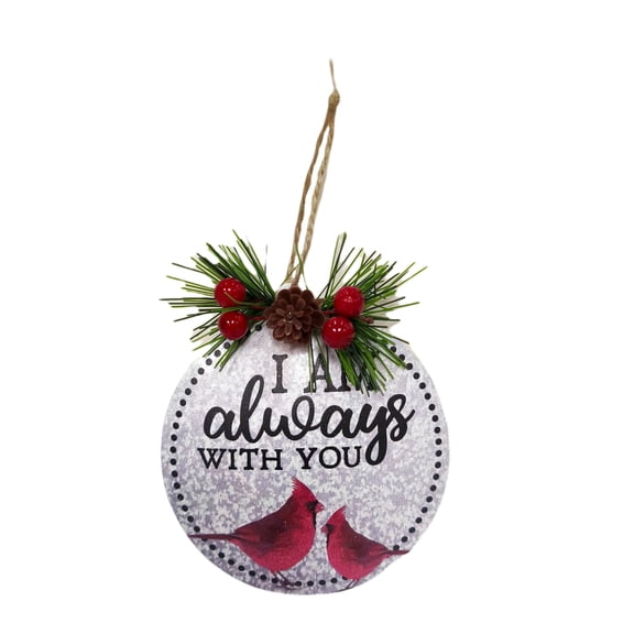Multicolor I Am Always with You Christmas Ornament, 4", by Holiday Time