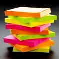 thumbnail image 3 of BAZIC Stick sur les Notes, 3 x 3 Pouces, Néon (40 Count) 4 par Pack, 3 of 7