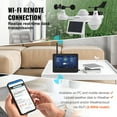 thumbnail image 2 of KFFKFF 7 in 1 WiFi Weather Station with Solar Panel, 7 in Color Display for Indoor/Outdoor, TFT Weather Station for Temperature, Humidity, Wind, Rainfall and Forecast, 2 of 9