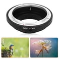 thumbnail image 2 of Camera Lens Adapter Ring, Manual Aperture Adjustment Aluminium Alloy Inner Wall Paint Spraying Extinction Treatment Camera Adapter Ring  For  NX Cameras, 2 of 8