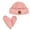 Rose, variant on Beanie and Glove Set Women Warm Winter Fuzzy Lined Sherpa Cuff, Rose