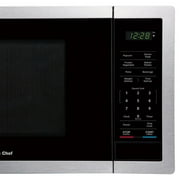 Magic Chef MC99MST Countertop Microwave Oven, 900 W, Stainless Steel