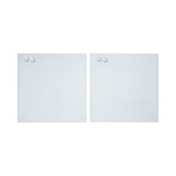 ECR4Kids MessageStor DryErase Glass Board with 17