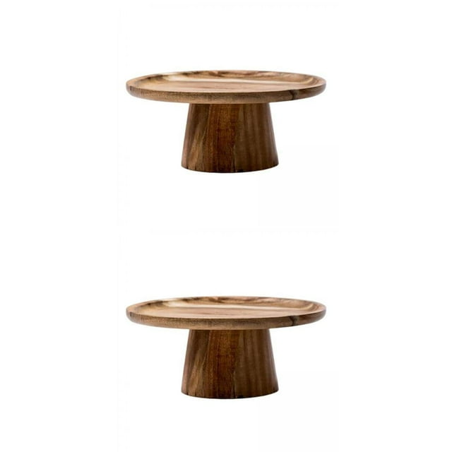 2 Uds Pedestal de de Postre Bandeja Soporte para Pasteles Soporte para Exhibición de Pasteles SM SunniMix Soporte de pedestal para pasteles