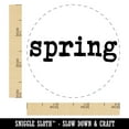 thumbnail image 2 of Spring Fun Text Self-Inking Rubber Stamp Ink Stamper - Red Ink - Small 3/4 Inch, 2 of 7