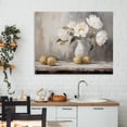 thumbnail image 2 of Stupell Industries Vase Of Peonies & Lemons Canvas Wall Art design by LSR Creative Studio, 30 x 40, 2 of 7