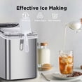 thumbnail image 2 of Máquina de hielo de encimera Silonn 26 kg/24 h, 9 cubitos de hielo en 6 minutos, 2 of 7