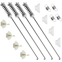 Binazon Suspension Rod Kit with Suspension Springs for Whirlpool, Kenmore, Amana, Maytag Washing Machines, 4-Count