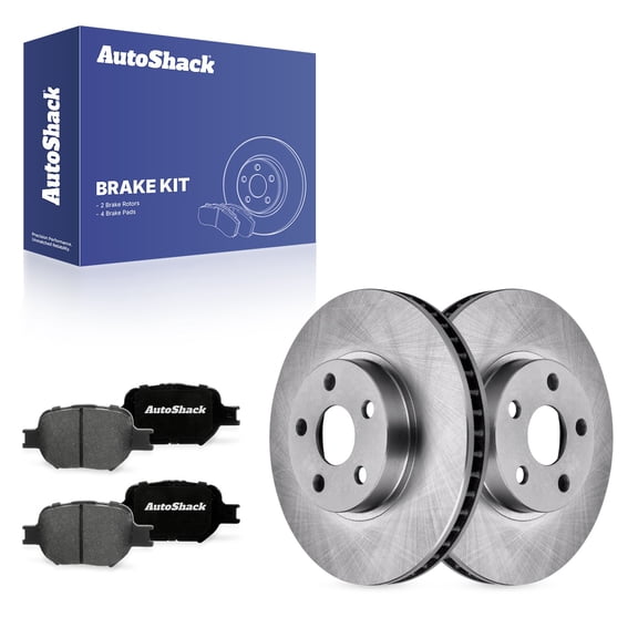 AutoShack Front Brake Rotors & Premium Pads for Scion & Toyota, tC 2005-2010 Celica 2000-2005, FWD L4 1.8L 2.4L - 10.82" (274.9 mm), 5-Lug
