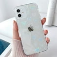 Compatible with iPhone 11 Case Cute Crystal Clear with Laser Bling
