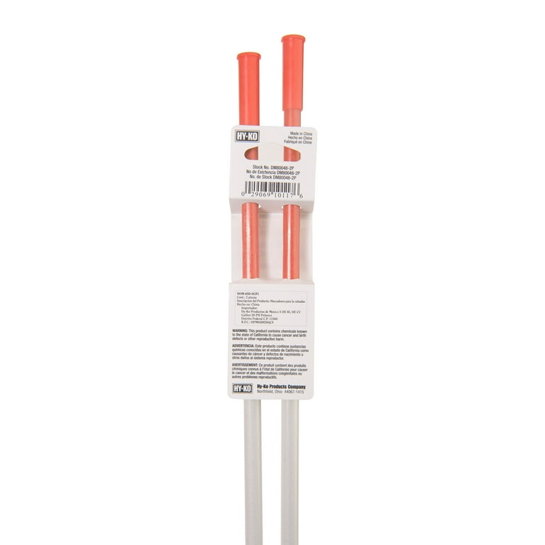 Hy-Ko 48 in. Round Orange Driveway Marker 6 pk Hy-Ko 48 in. Round Orange Driveway Marker 6 pk
