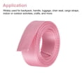 thumbnail image 4 of Unique Bargains Flat Nylon Webbing Strap 1 Inch 4 Yards Pink for Backpack, Luggage-rack, 4 of 6