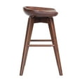 thumbnail image 4 of Boraam Bali Backless Swivel Rubberwood Counter Stool in Cappuccino Finish, 4 of 7