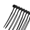 thumbnail image 6 of Unique Bargains 2 Pcs No Slip Hair Side Combs Accessories Metal 1.3" Black, 6 of 6