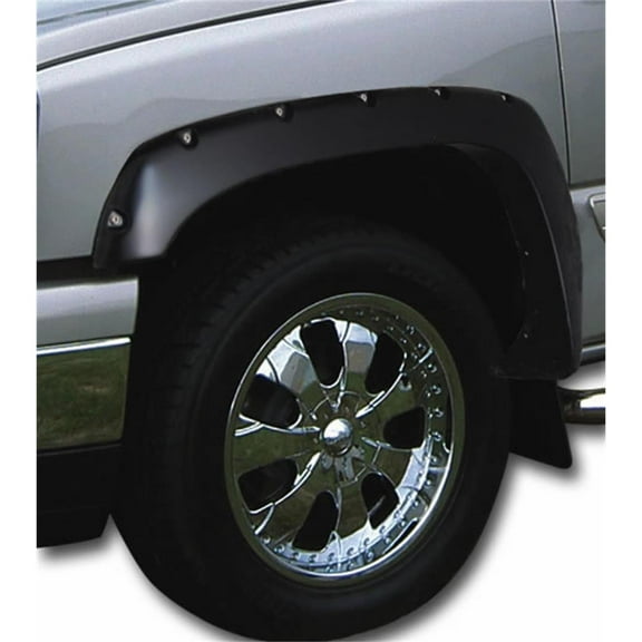 Stampede 8435-2 Black Ruff Riderz Fender Flare, 4 Piece Fits select: 2016-2023 NISSAN TITAN XD