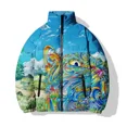 thumbnail image 5 of Chaquetas de invierno para hombre, cómodas y cálidas, modernas y versátiles, con estilo, con estampado de murciélagos, personalizadas, con estampado de león animal, para hombre, 5 of 5