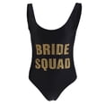thumbnail image 2 of Trajes de baño de moda para mujer, estampado de letras, Bikini de verano para mujer, ropa de playa, trajes de baño de secado rápido, vacaciones 5pc negro Baoblaze Bañador Mujer, 2 of 8