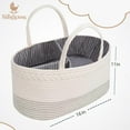 thumbnail image 6 of Baby Diaper Caddy Organizer | XL Cotton Rope Organizer for Wipes & Changing Table for Newborn, 6 of 6