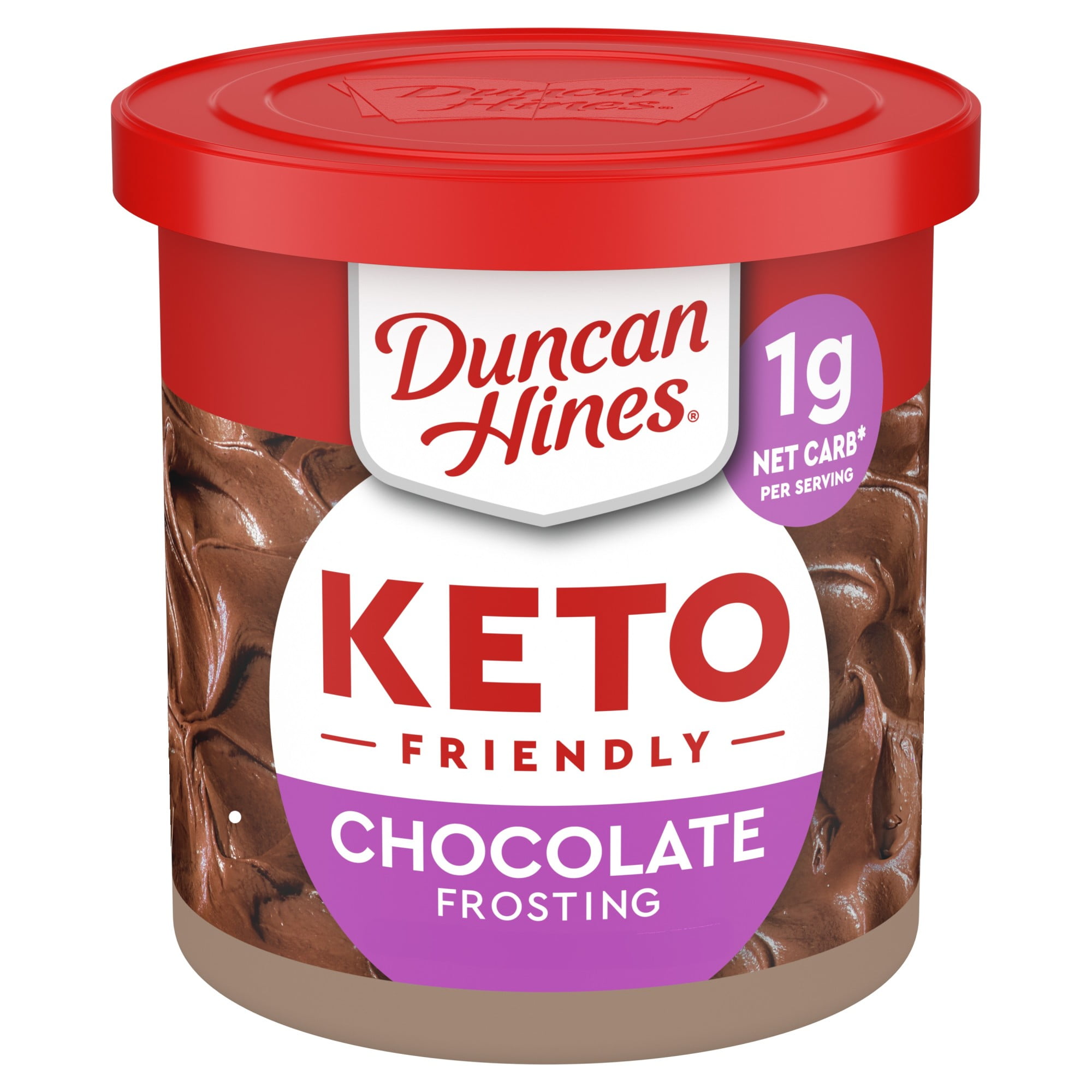 Duncan Hines Keto Friendly Chocolate Flavored Frosting, 12 oz.