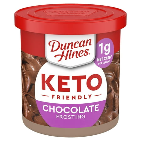 Duncan Hines Keto Friendly Chocolate Flavored Frosting, 12 oz.