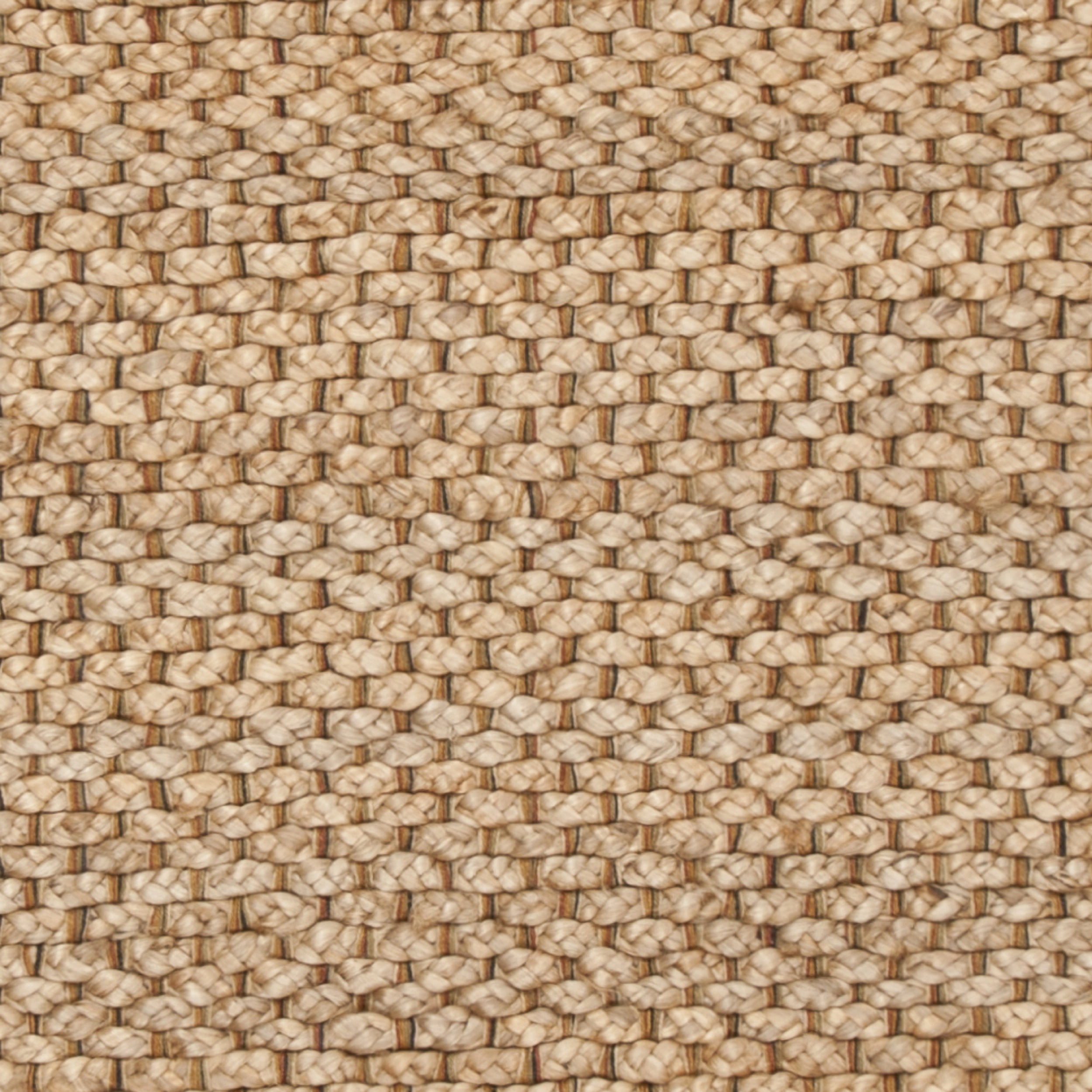 SAFAVIEH Natural Fiber Lillian Braided Jute Area Rug, Natural, 6' x 6' Square