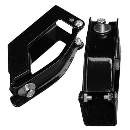 FESTFENDS Crossbars Clamps 2Pcs Black Classic Design for SUVs 8.7x2x1.5in