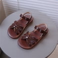 thumbnail image 4 of Ruyang Sandals for Toddler Girls Flower Open Toe Anti Slip Rubber Sole Shoes Kids Hook and Loop Swim Beach Summer Flat Shoes, 4 of 9