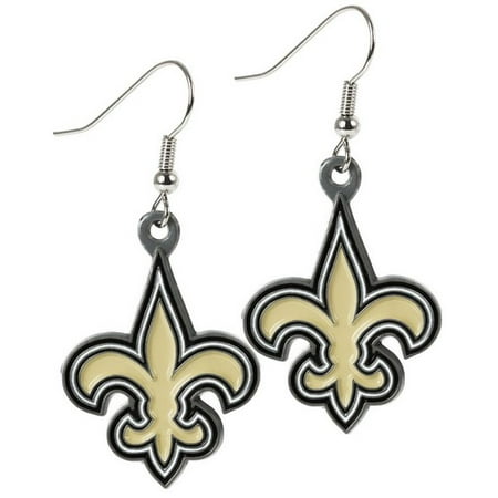 New Orleans Saints Dangle Logo Earring Set Charm Gift NFL