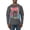 Charcoal, variant on Dean Russo Cosmic Trash Panda Animal Lover Mens Long Sleeve Shirt, Royal, Medium
