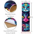 thumbnail image 3 of Cat Skateboard Grip Tape Stickers Pack of Two - Emery Surface, PVC Backing, 8.8x32.6in/22.4x83 cm, 3 of 5