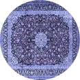 thumbnail image 1 of Ahgly Company Indoor Round Persian Blue Traditional Area Rugs, 6' Round, 1 of 4